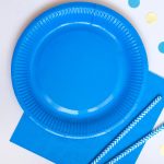 blue paper plates logo